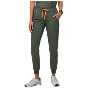 Figs Womens Zamora Jogger Scrub Pants XXL Green Medical Nurse Utility Comfort
